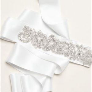 David’s Bridal beaded embellished sash belt